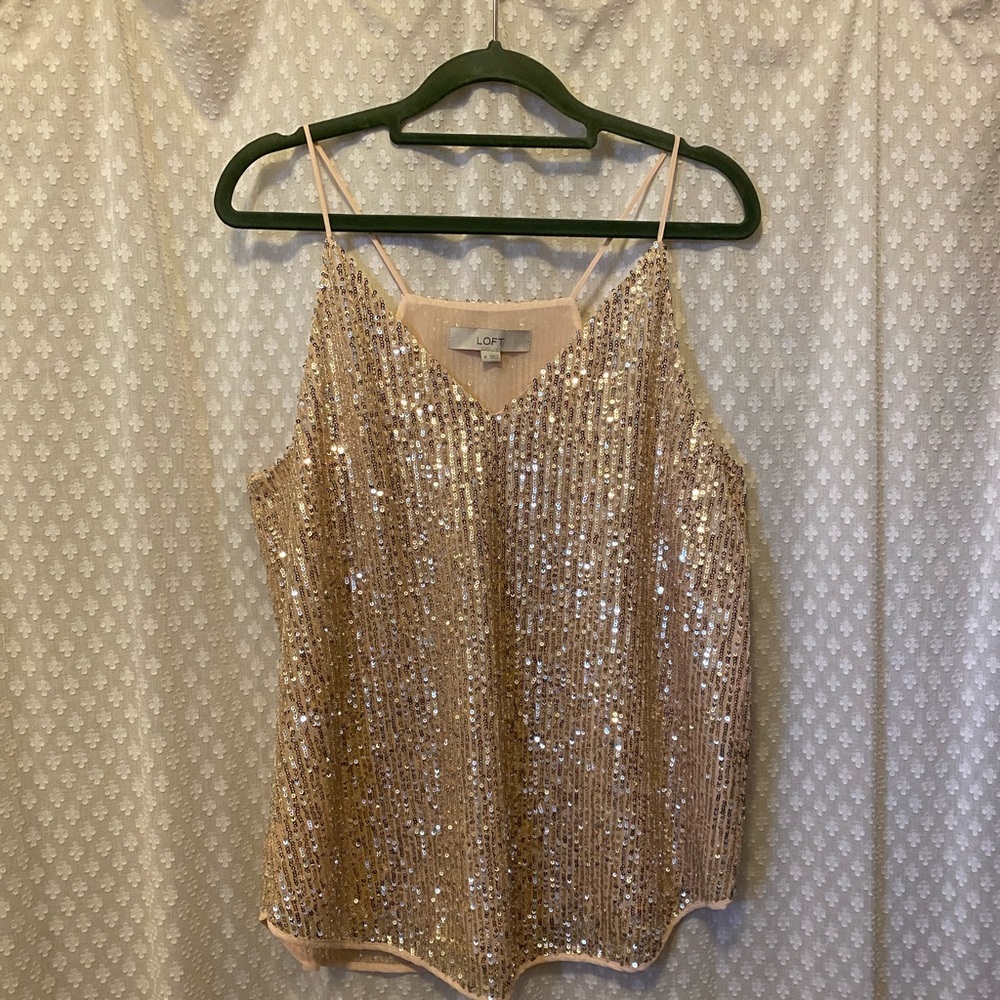 TWO Dressy Tank Tops Express and Loft